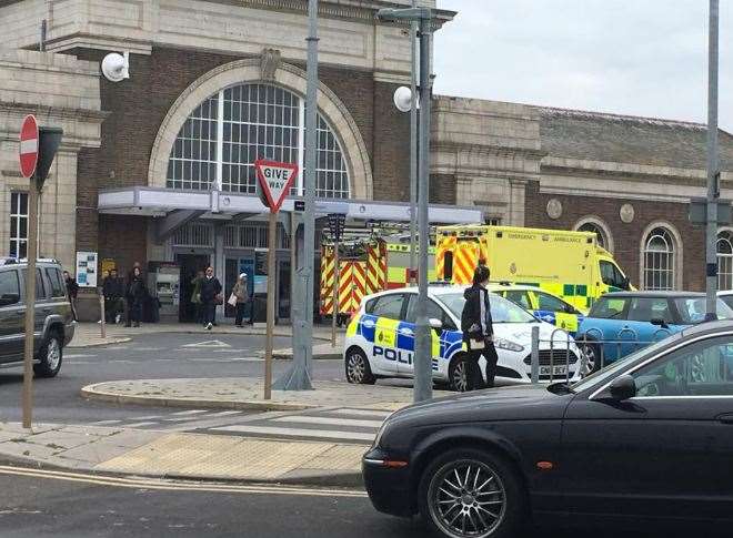 Emergency services at the scene. Picture: Vince Cadenhead.