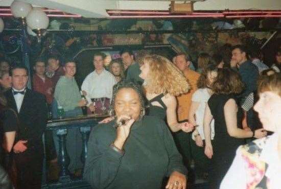 Angie Brown at The Avenue in Gillingham in the Nineties. Picture: Karl Hernandez