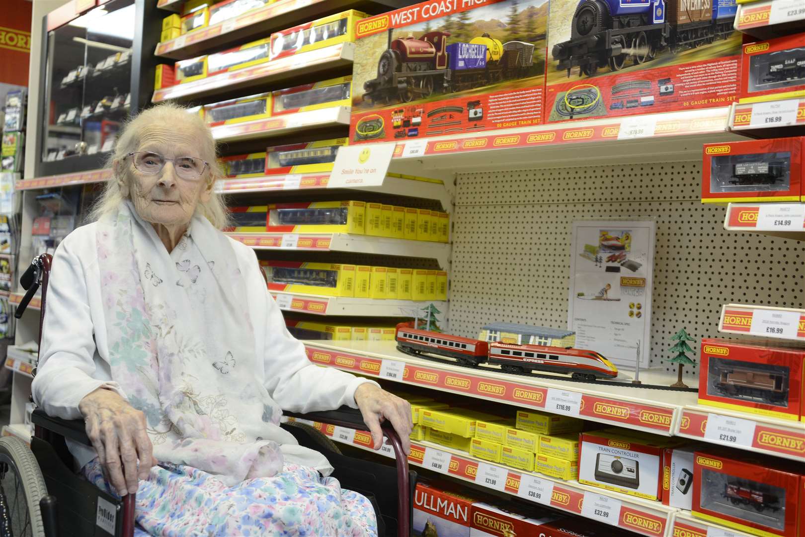 Mary Lincoln, from Ramsgate, returned to the Hornby factory in Margate where she worked in the 1960s and 1970s. Picture: Paul Amos. (10753647)