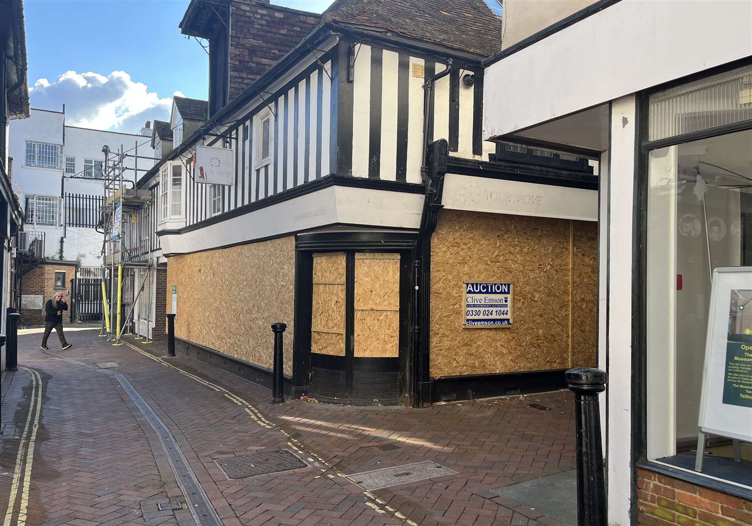 Your Move estate agents moved to a different unit in Middle Row, leaving its former home by the churchyard empty