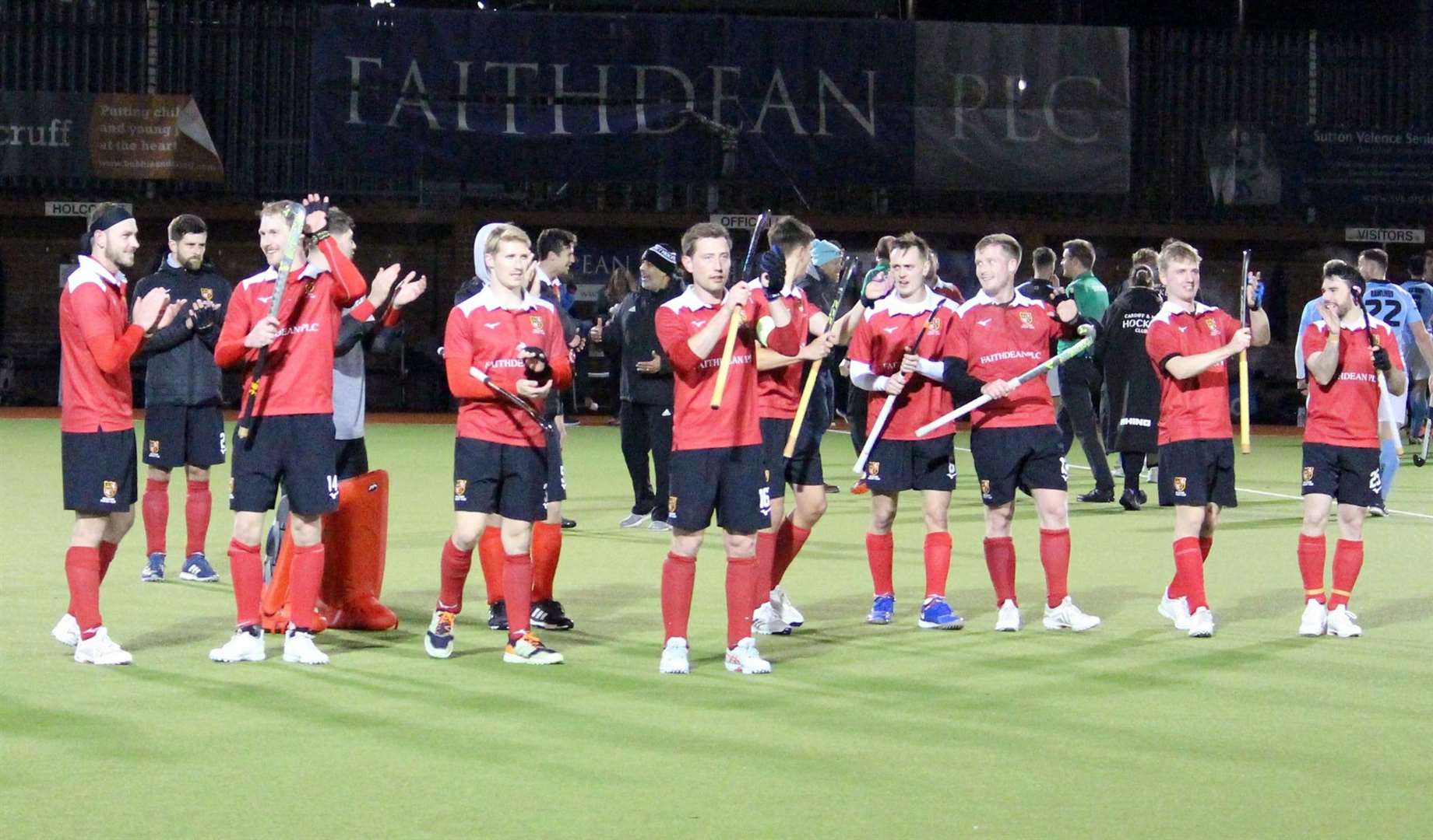 Holcombe beat Cardiff & Met 6-0 Picture: Holcombe Hockey Club / Jon Goodall