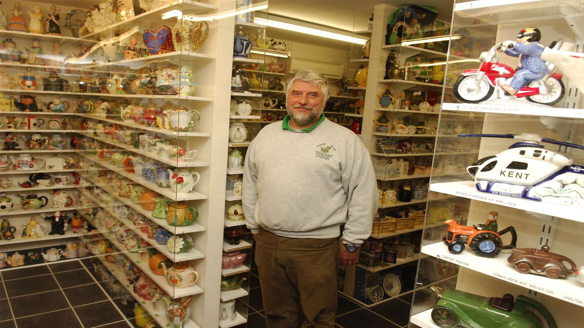 Owner Keith Blazye at Teapot Island