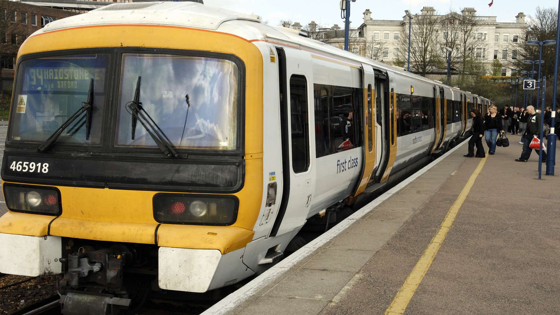 Trains are disrupted due to weather