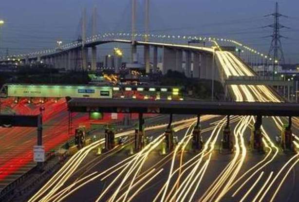 Drivers going via the Dartford Crossing will face diversion if travelling overnight this weekend. Stock Image