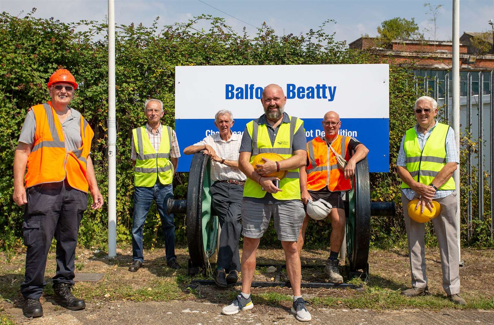 Many former workers got to tour their old workplace