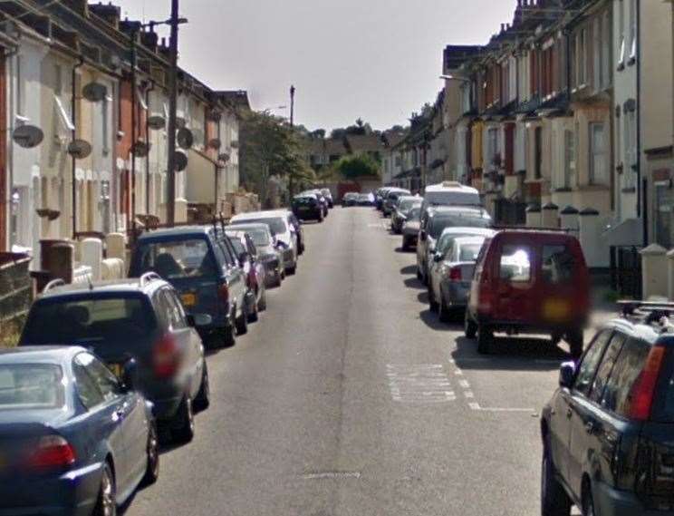 The man was found injured in Victoria Road, Chatham