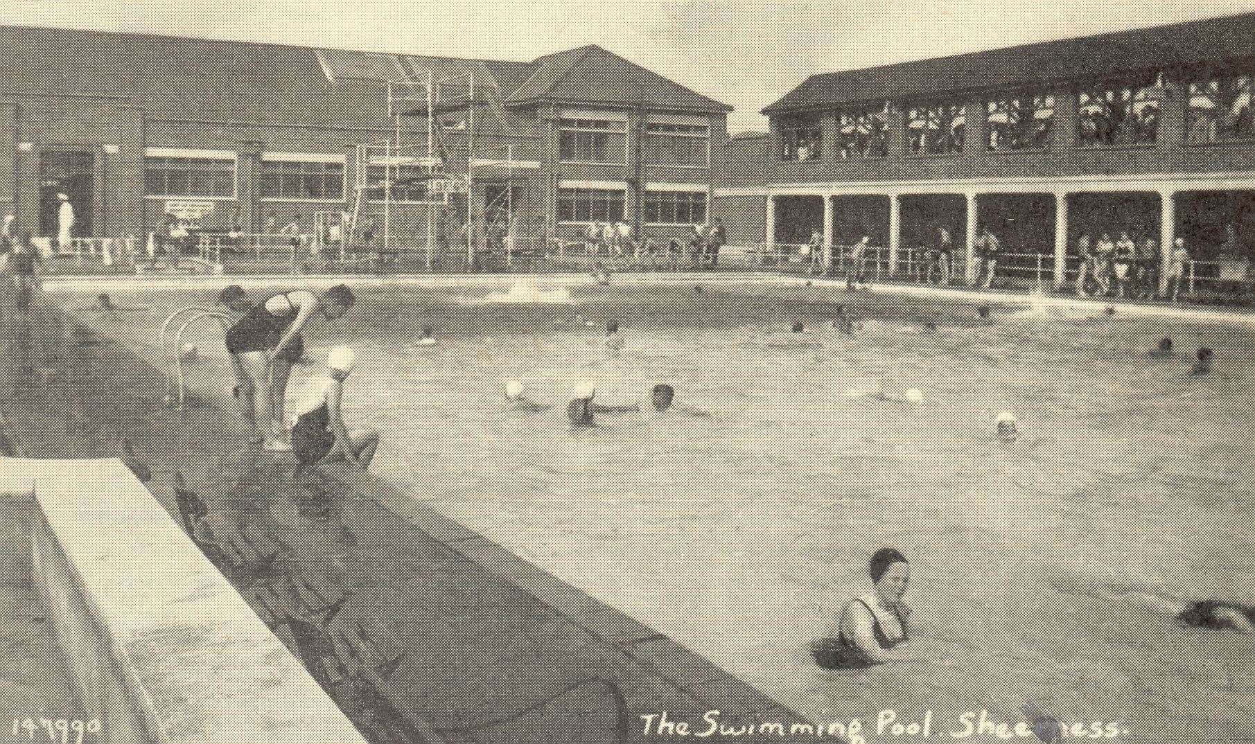 The old Aquarena at Sheerness. Picture: Margaret Obray