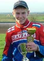 Luke Goody (above) won the inaugural Clubman's Championship and Aaron Baseby (below) took home the Ernie Edwards Memorial Trophy. Pictures: BRIAN BARNETT