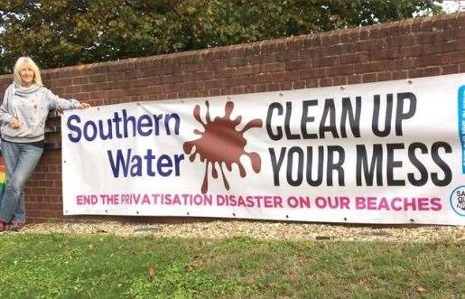 Health campaigners marched through Margate demanding an end to the Southern Water discharges. Picture: Save our NHS in Kent