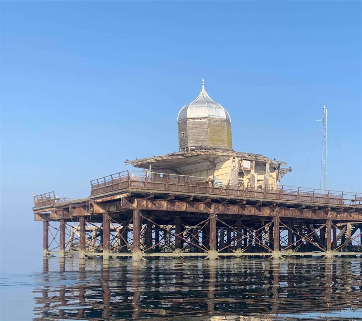 Sonja Earl believes more should be done to protect the pier head. Picture: Sonja Earl (16012222)