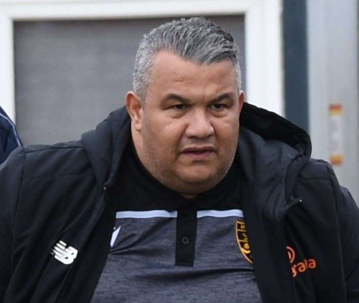 Maidstone United manager Hakan Hayrettin. Picture: Steve Terrell