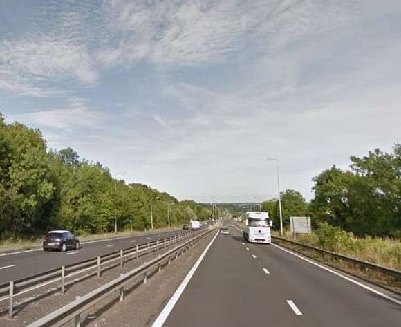 A man has died after a crash on the A2 this morning. Picture: Google