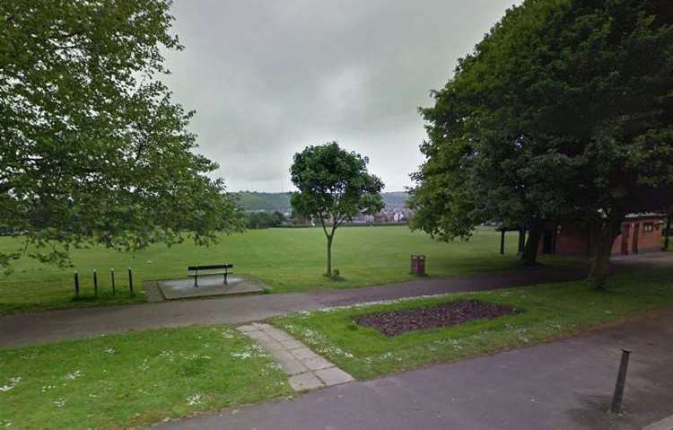 The alleged incident happened in Radnor Park in Folkestone. Picture: Google Maps