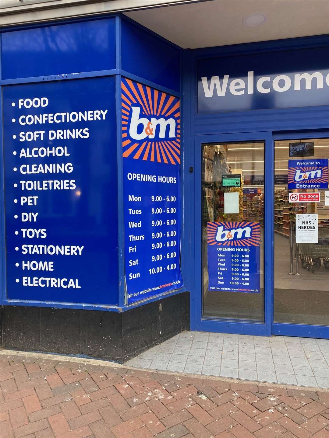 B&M in Ashford. Picture: Barry Goodwin