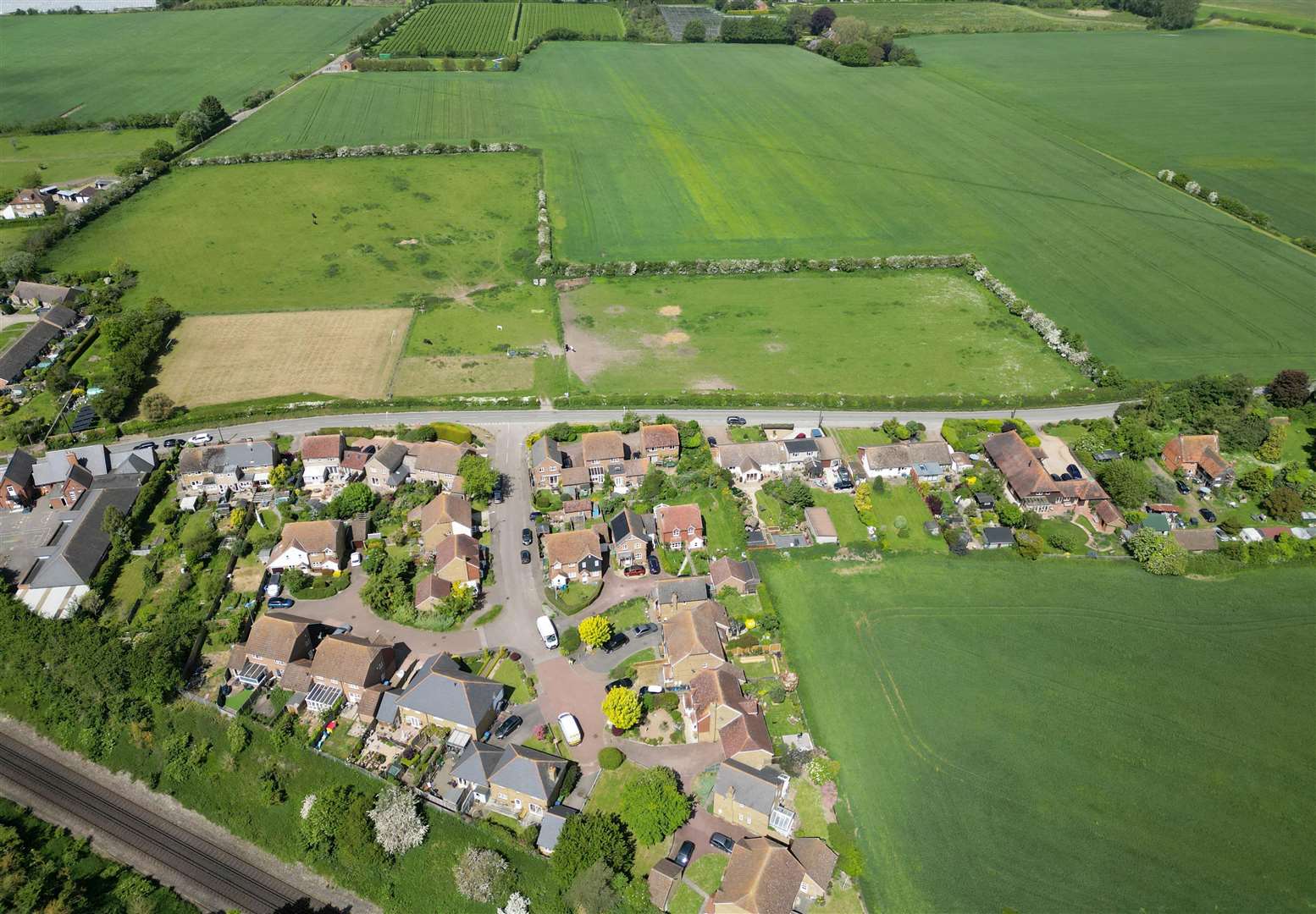 The land would also see public open space and provision for school playing fields kept within the estate. Picture: Barry Goodwin