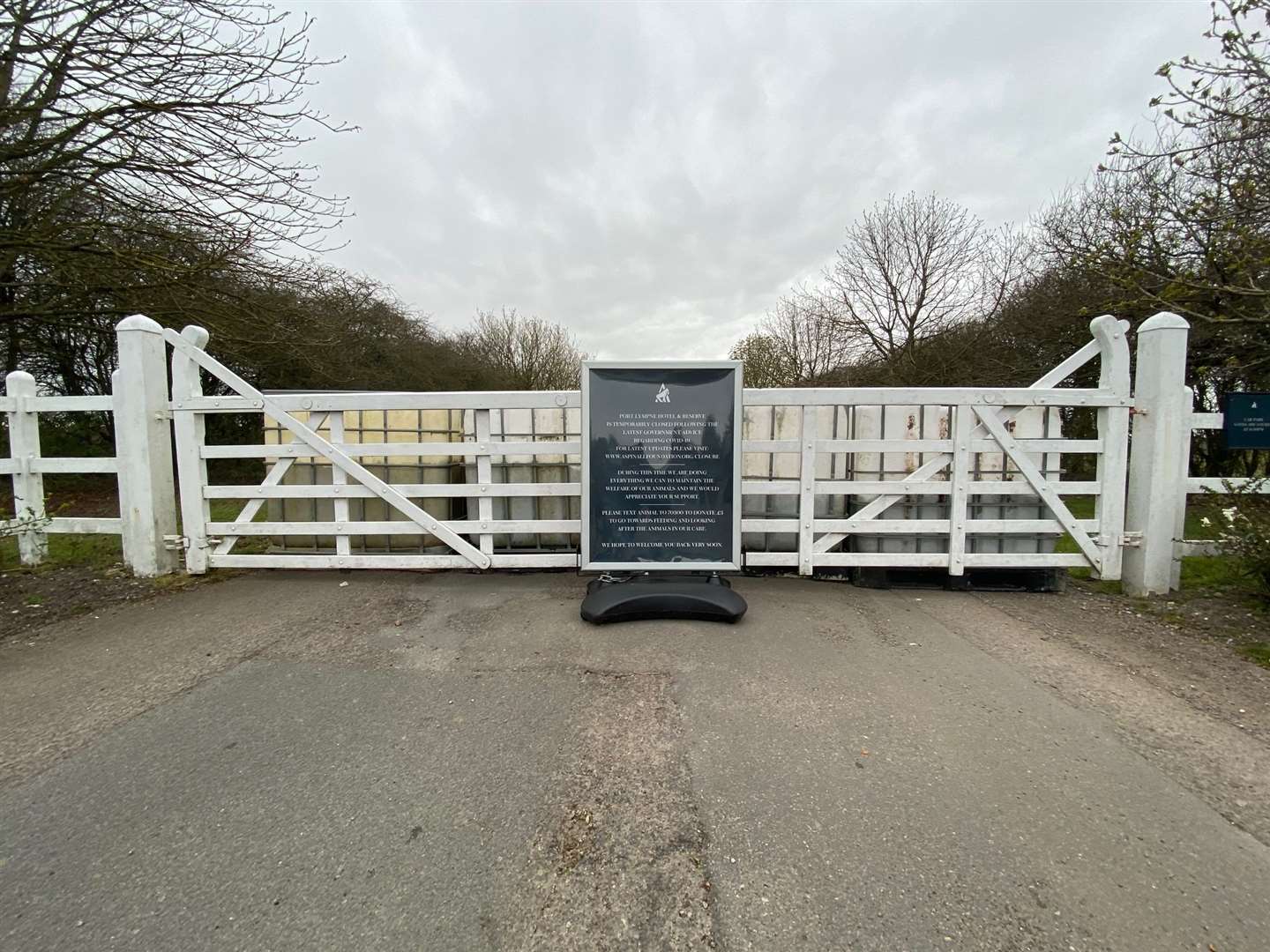 Port Lympne is currently closed, but things look set to change. Pic: Barry Goodwin