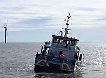 The stricken Tempest is taking in water. Picture: Sheerness RNLI.