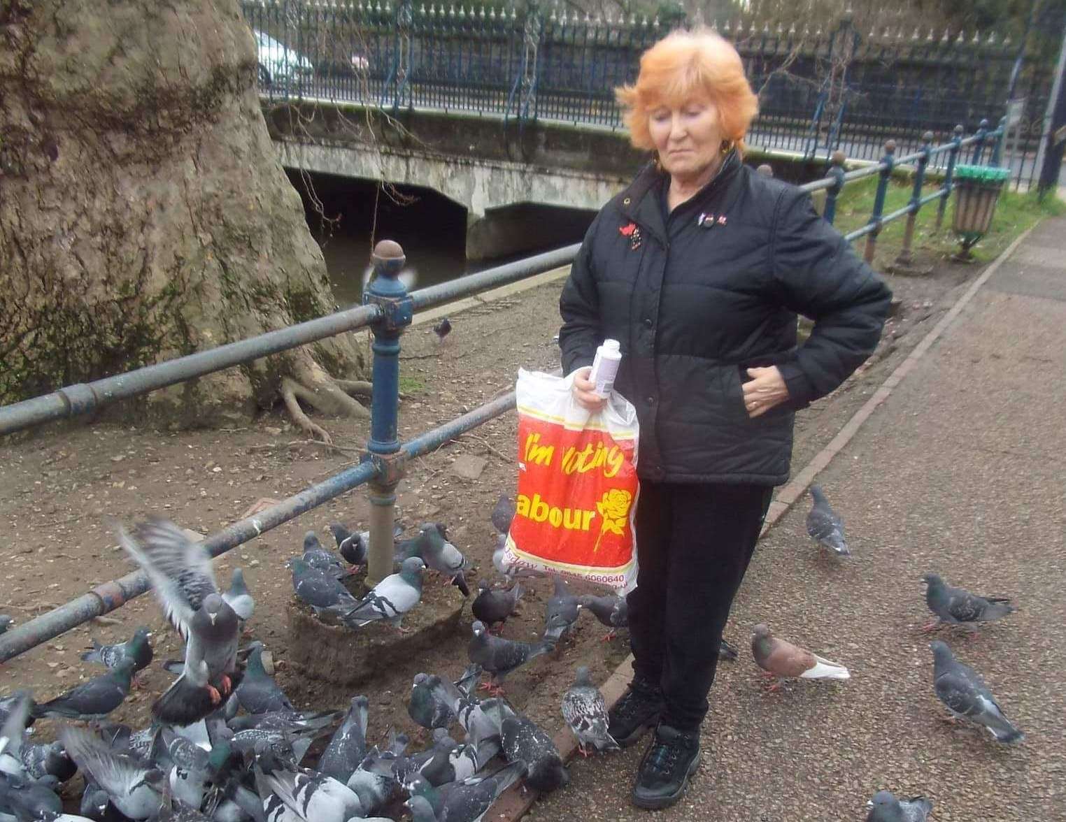 Sylvie Ludlow was given a fine for littering at St Saviour's Walk, Dartford