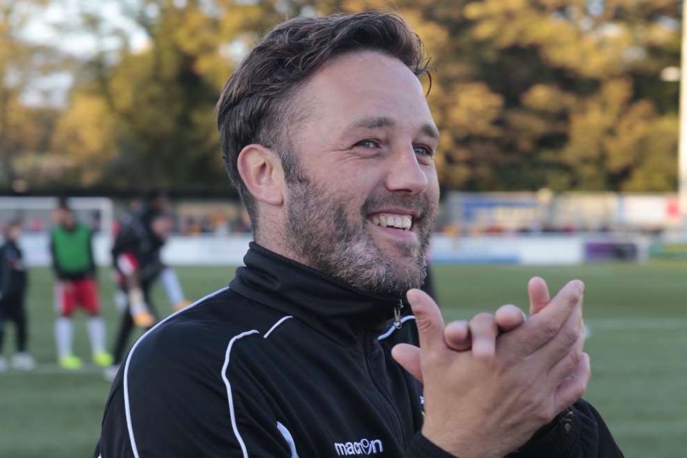 Maidstone United boss Jay Saunders Picture: Martin Apps