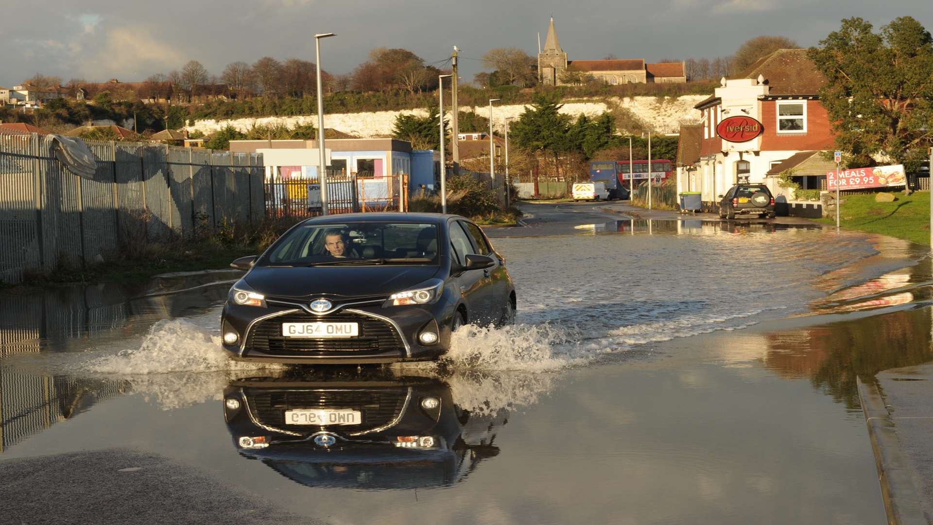 Flooding in Strood last year