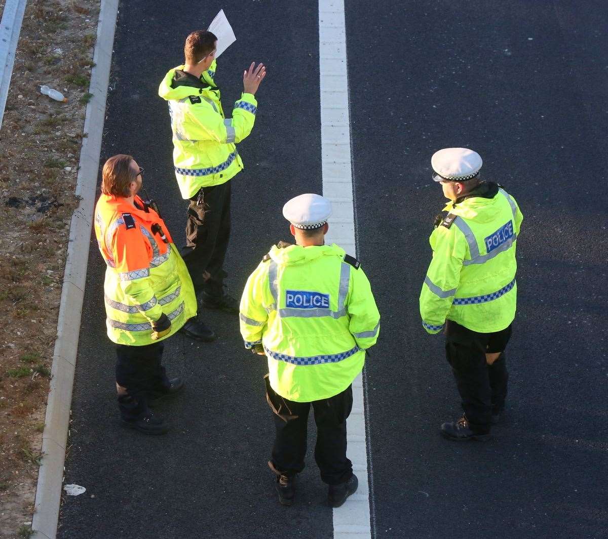 The scene on the M20 this morning (36601820)