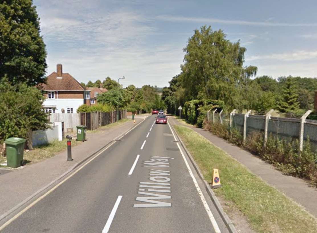 Willow Way was closed as a result of the incident. Photo: Google Streetview