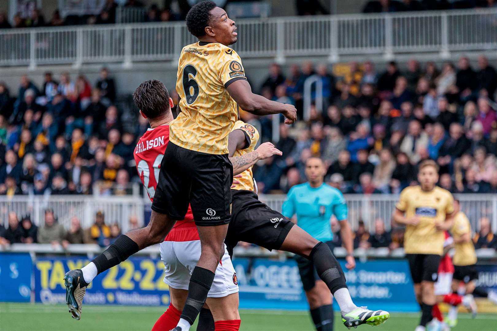 Maidstone defender Raphe Brown made his first start of the season against Ebbsfleet. Picture: Helen Cooper