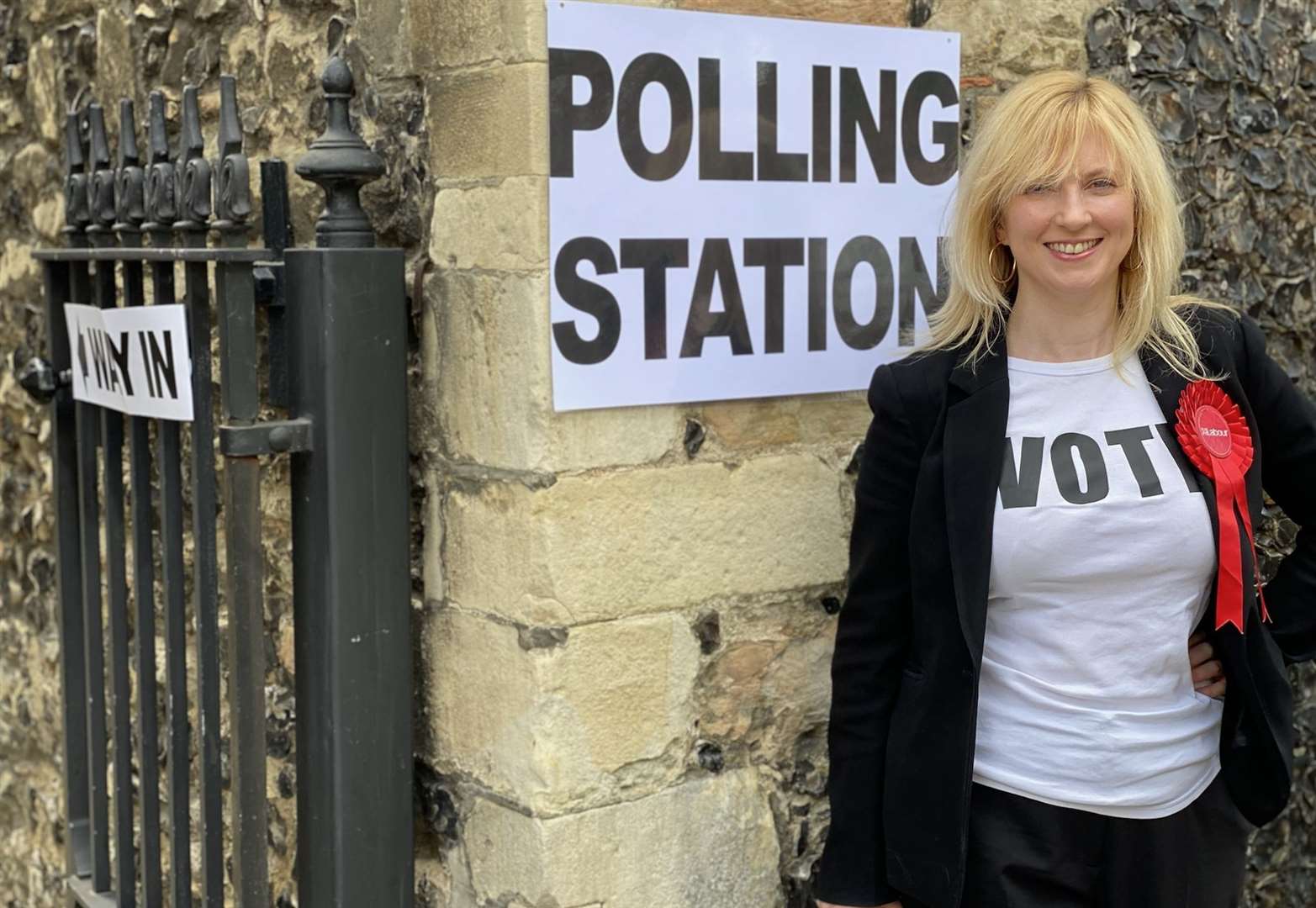 Rosie Duffield urged all voters, no matter who they were supporting, to get out and vote on July 4th