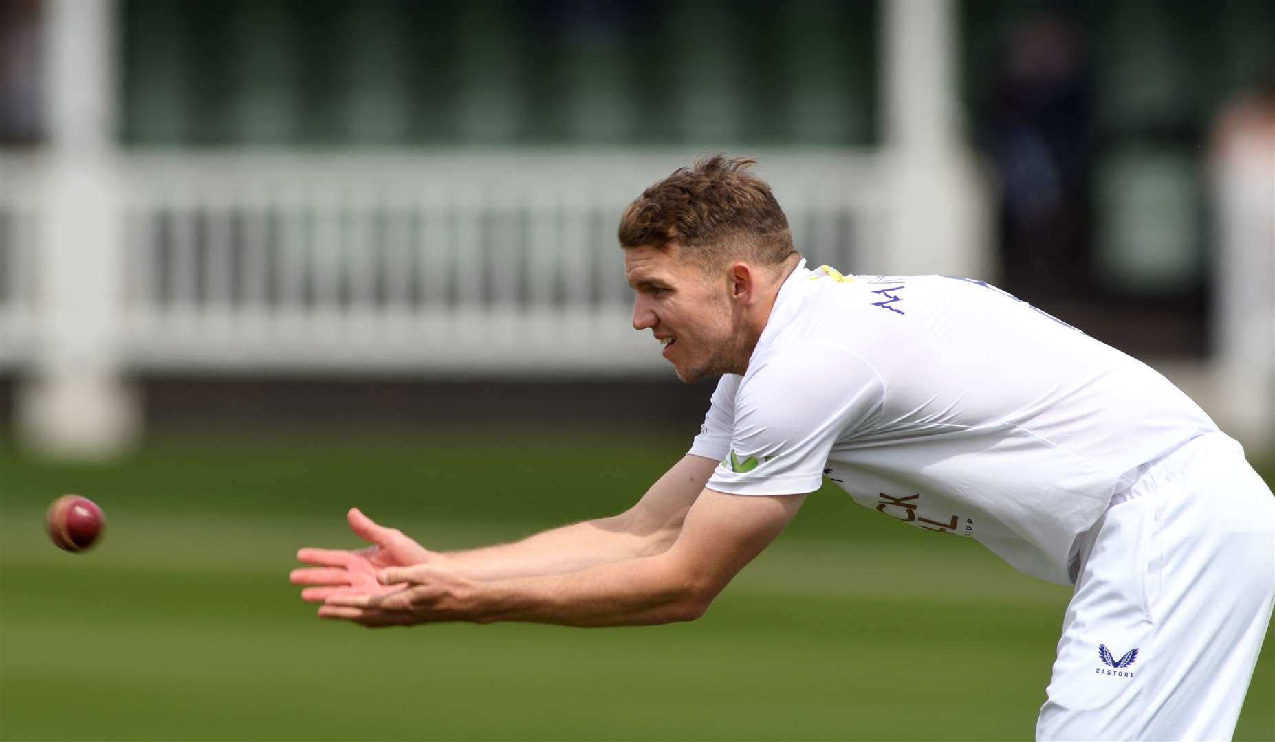 Matt Milnes finished with figures of 4-93 for Kent against Gloucestershire. Picture: Barry Goodwin