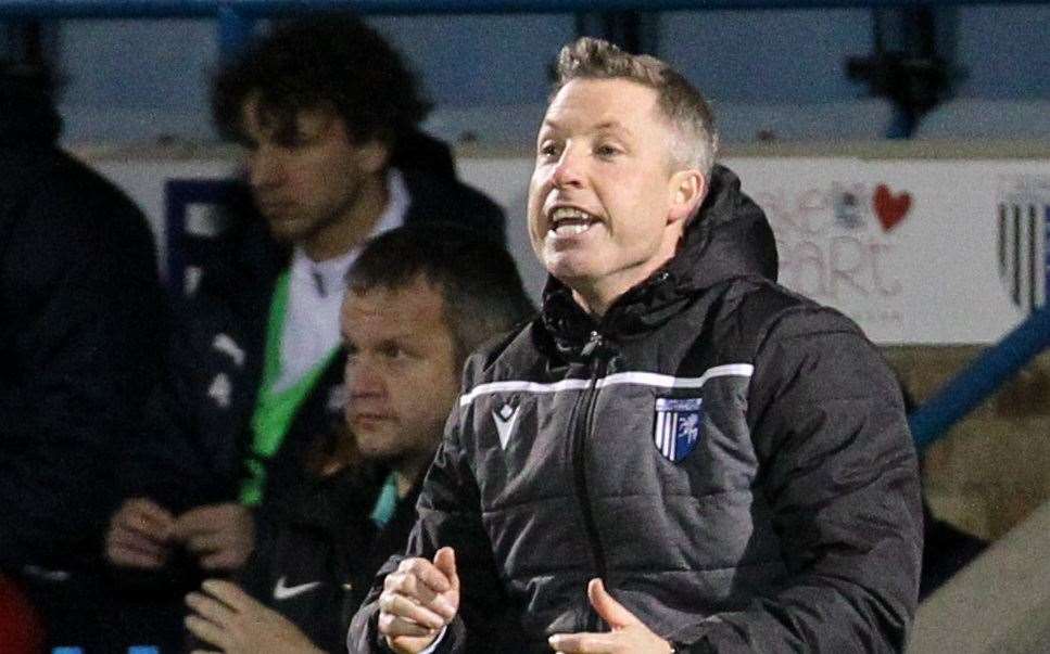 Neil Harris takes his Gillingham team to Charlton tonight Picture: KPI