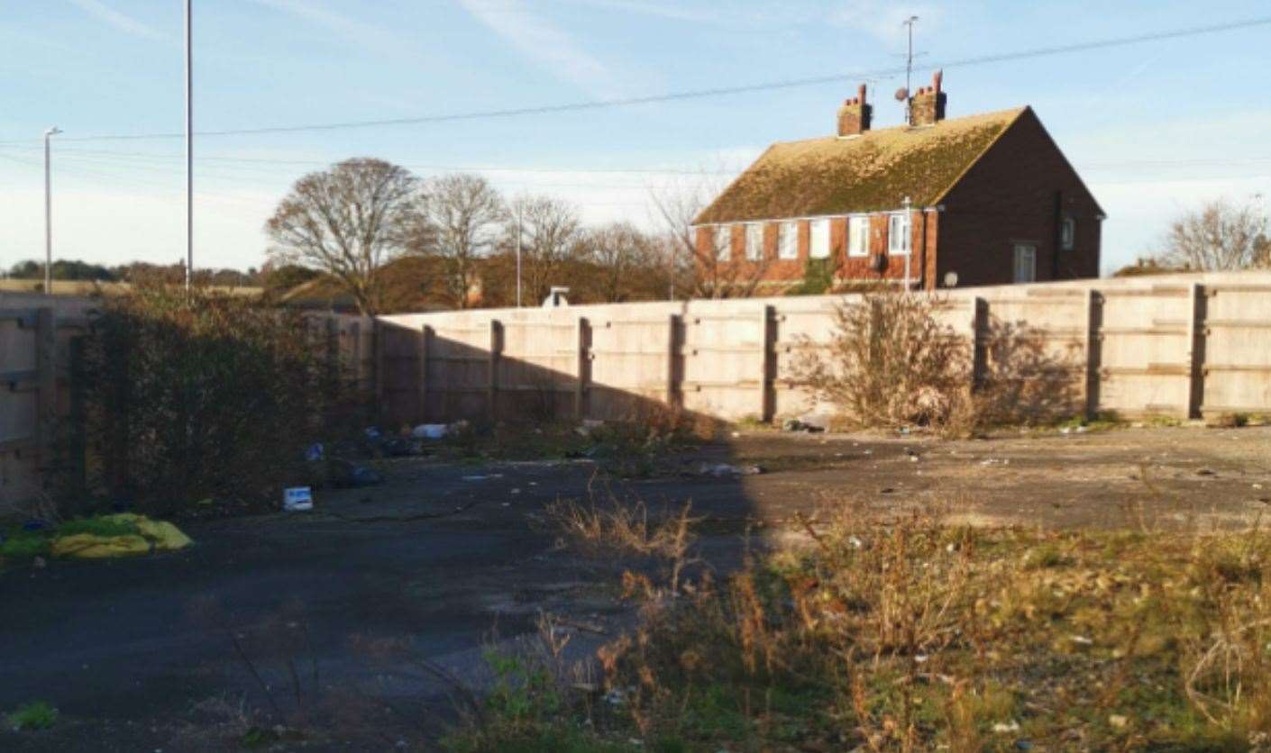 The old Dane Valley Arms pub site in Margate