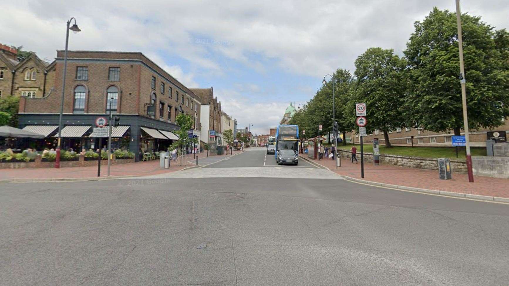 View of Mount Pleasant Road from the A264 Crescent Road in Tunbridge Wells. Picture: Google