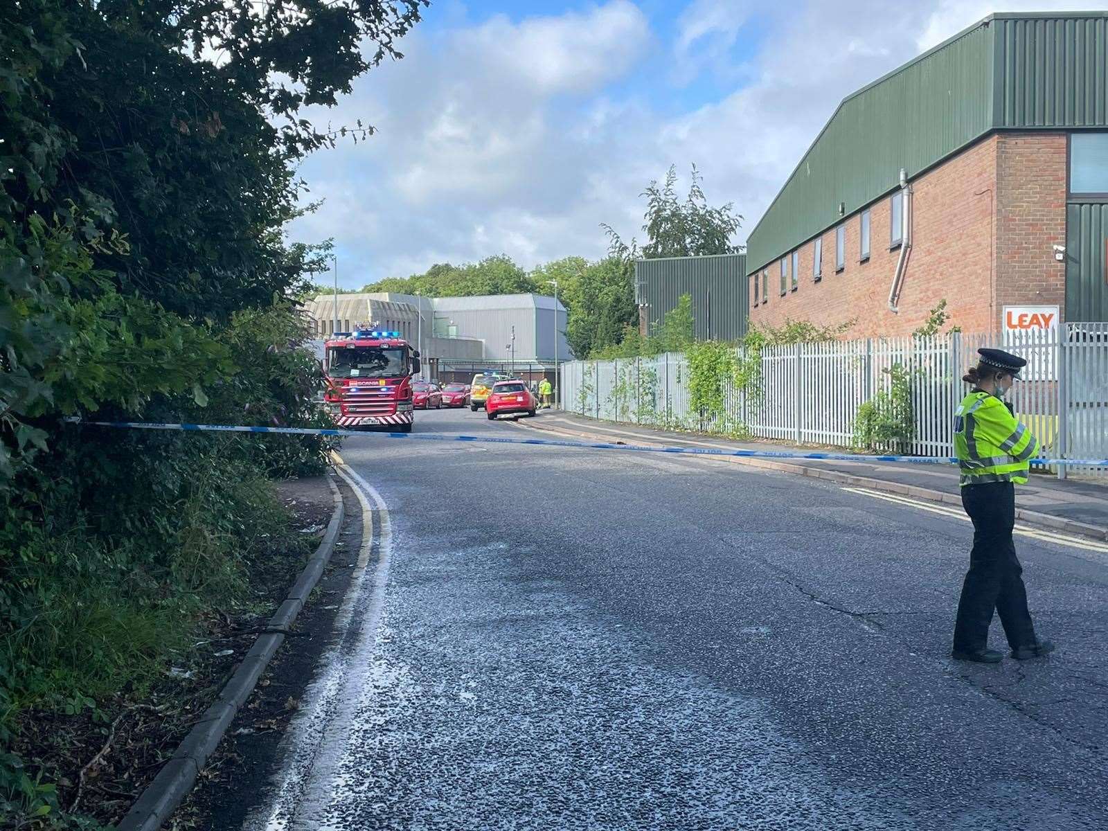 Emergency Services on Quarry Wood Industrial Estate, Aylesford. (49729904)