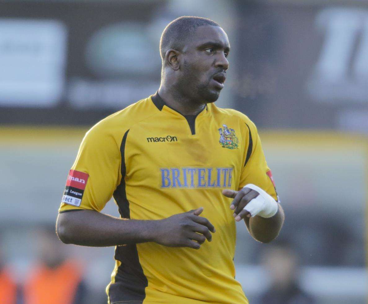 Nathan Elder, pictured during his Maidstone days, is set to concentrate on coaching Picture: Martin Apps