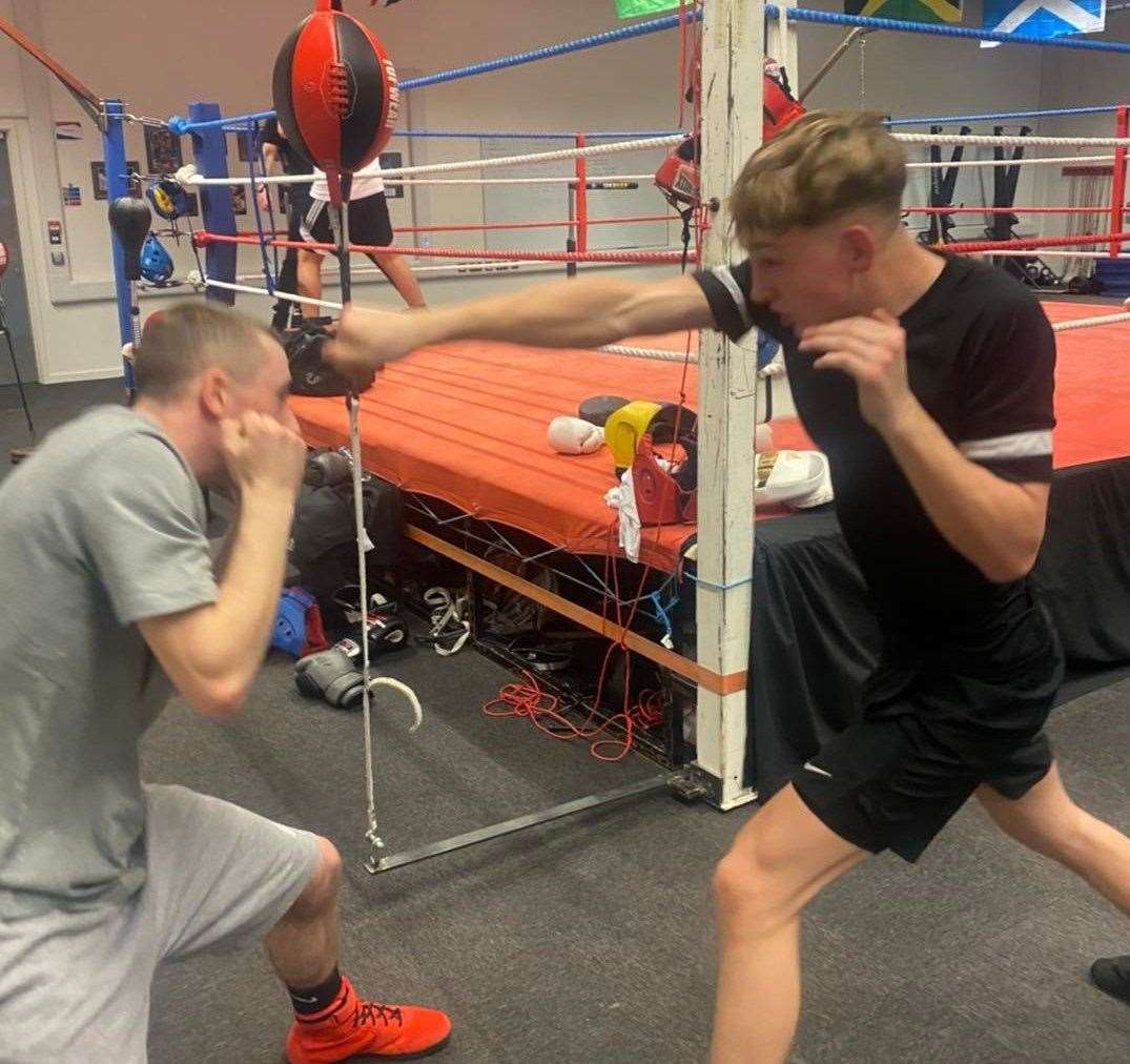 Sparring at Sheerness Boxing Club which is being left homeless after being evicted from Oasis Academy's Minster campus after just 11 months