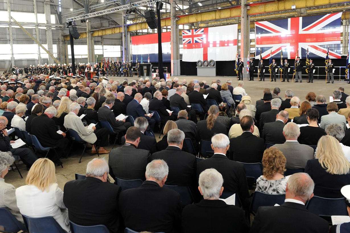 A memorial service to commemorate the deaths of 1,459 sailors during one of the biggest naval disasters of the First World War.