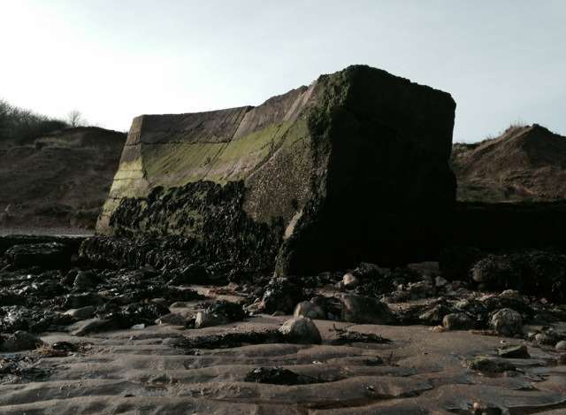 The sound mirror at Warden Bay.