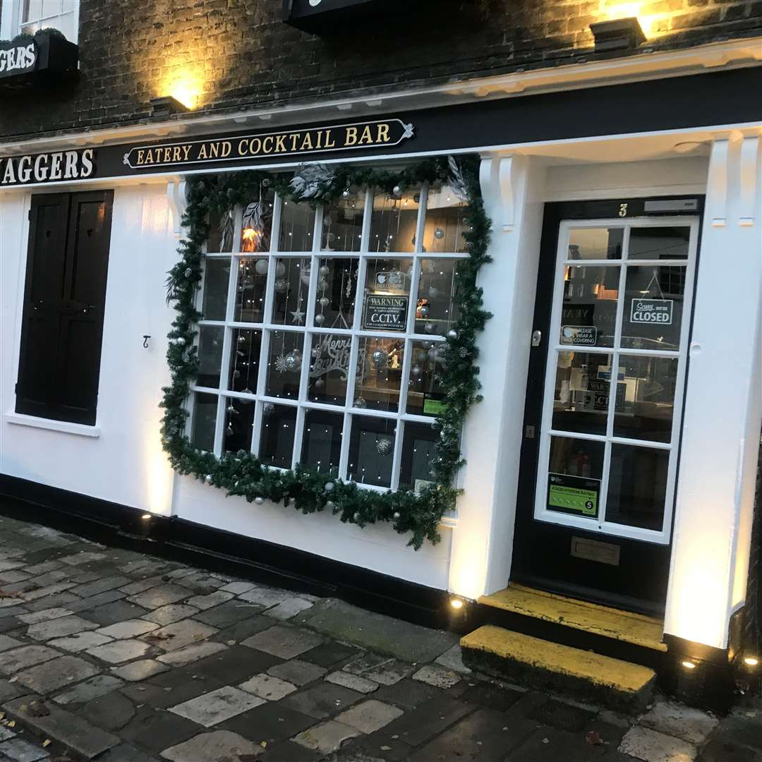 Jaggers cocktail bar in The Precinct by Rochester Cathedral