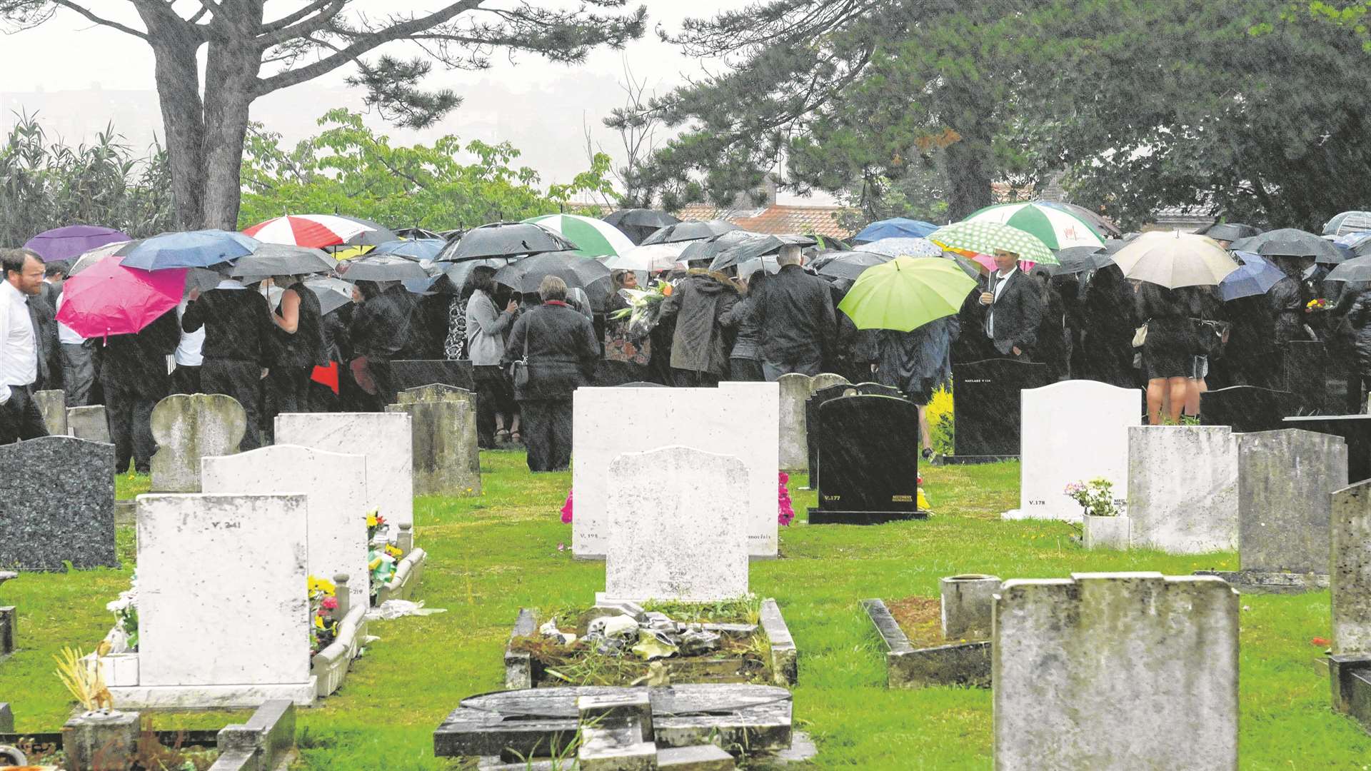 Hundreds attended the funeral to Michael Tierney