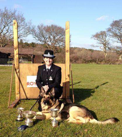 PC Sam Appleby and Victor