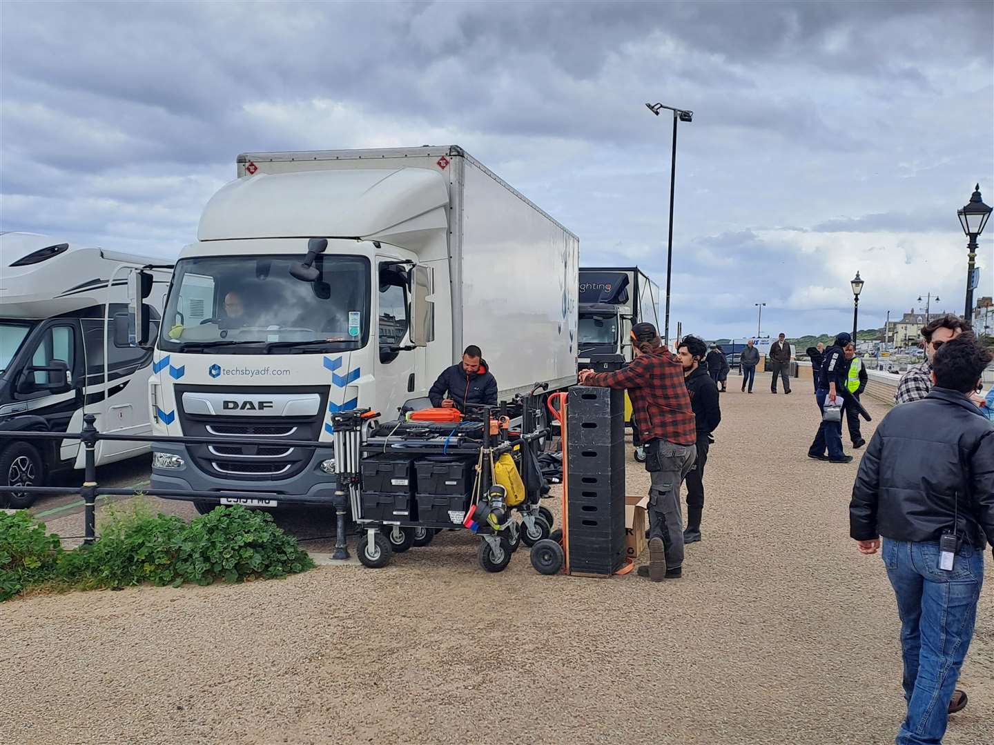 Film crews took over Herne Bay last year