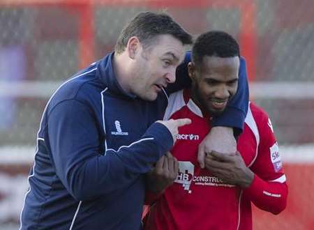 Steve Brown and Aiden Palmer Picture: Andy Payton