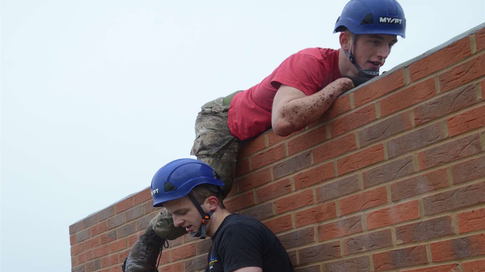 Hard going: The new assault course sessions at Deal.