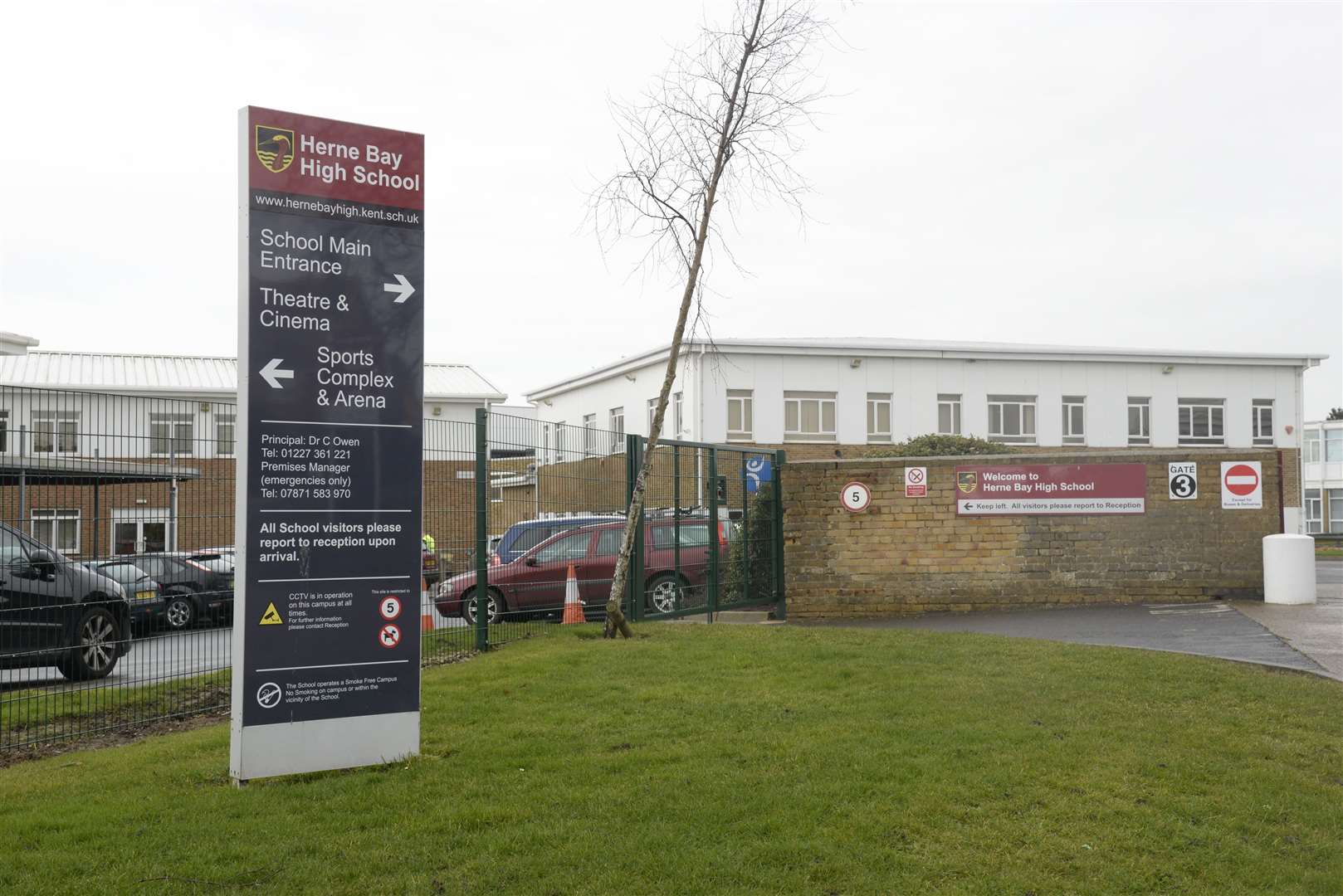 Herne Bay High School in Bullockstone Road, Herne Bay. Picture: Chris Davey