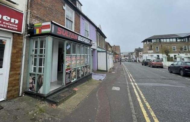 Sultan Barber in Union Street is up for rent. Picture: Sibley Pares