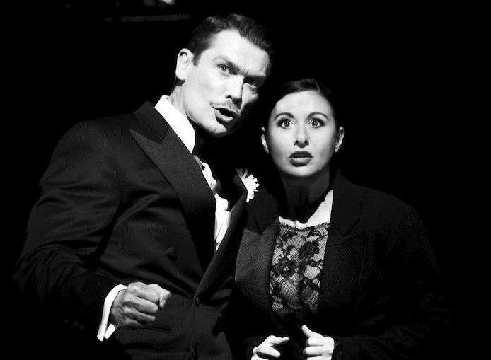 Hayley Tamaddon as Roxie Hart and John Partridge as Billy Flynn