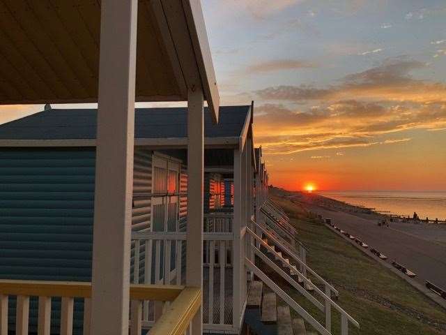 Beach hut hire is set to be popular this summer. Picture of Minster Beach Huts supplied by Mark Whitton