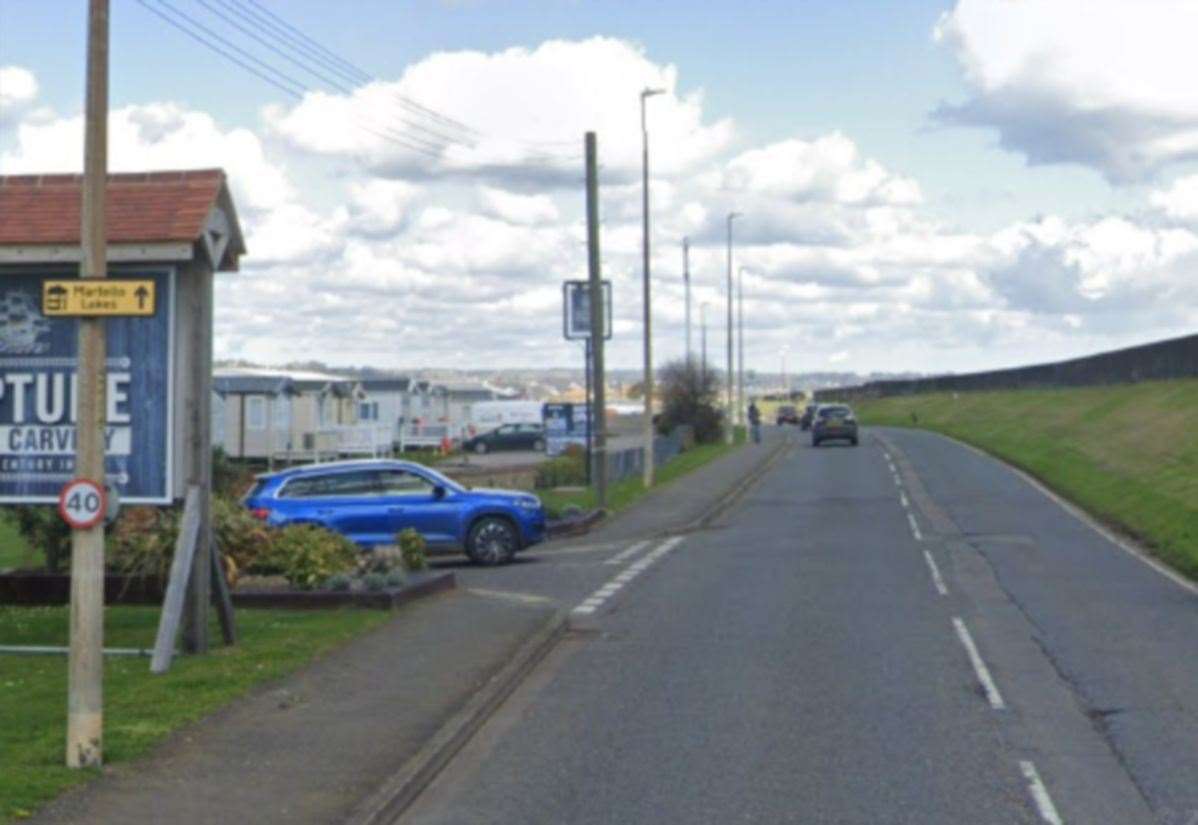 The crash happened close to Neptune Pub and Carvery on A259 Hythe Road. Picture: Google