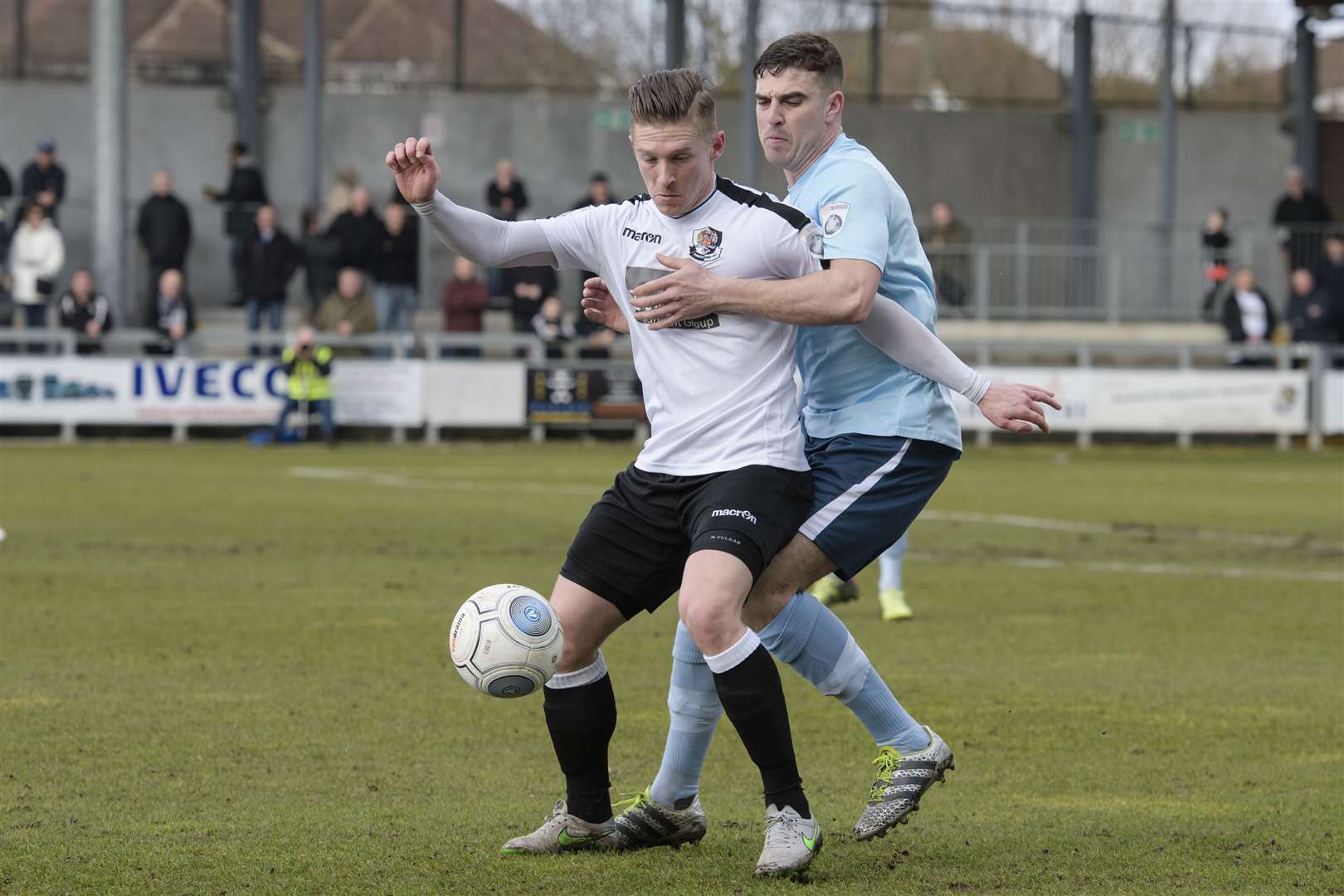 Striker Andy Pugh has confidence in Tony Burman's methods Picture: Andy Payton