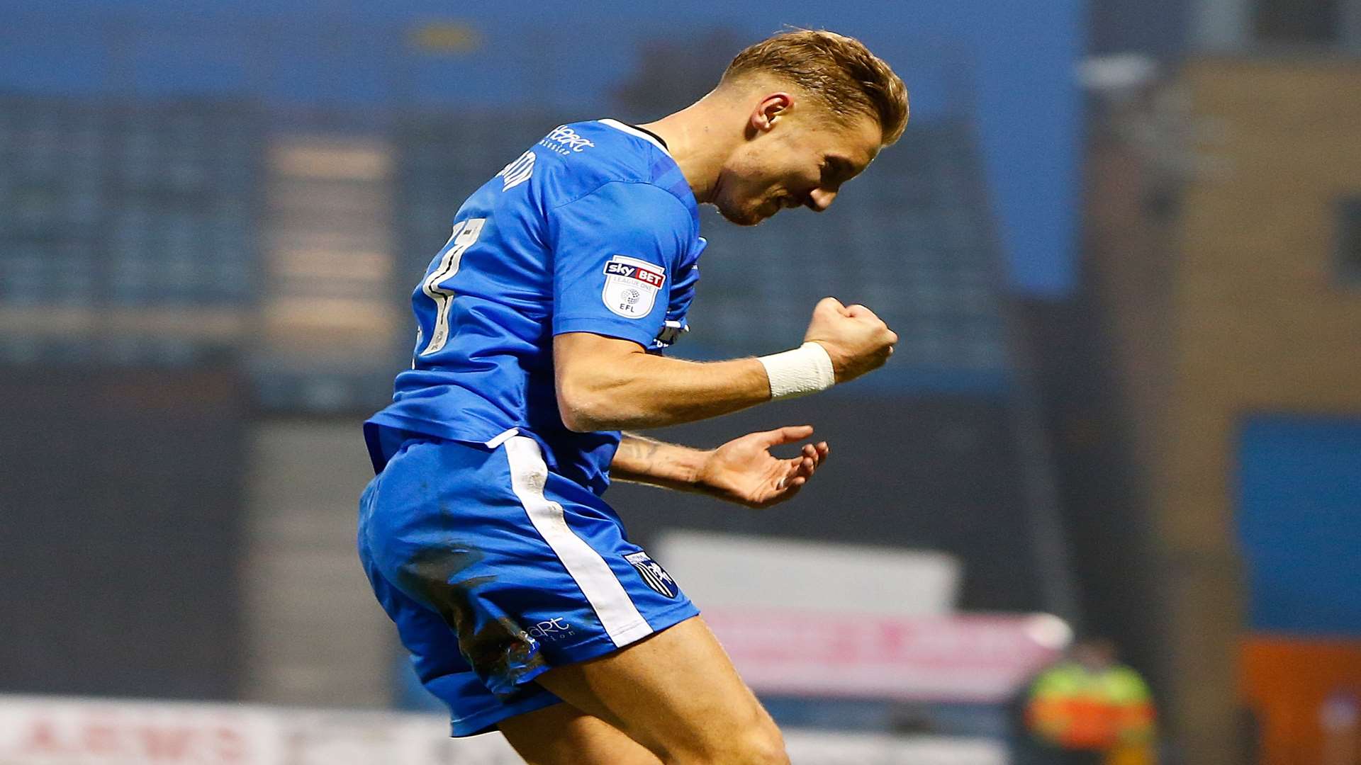 Lee Martin savours his 63rd-minute strike which sealed a 2-1 win Picture: Andy Jones